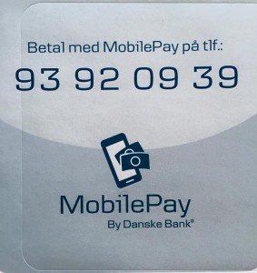 Image of MobilePay number